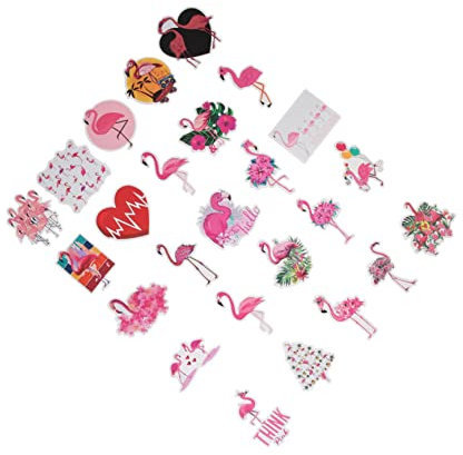 VILLCASE 100 Stück Flamingo Aufkleber Graffiti Diy Koffer Laptop Flasche Wasserbecher Deko Aufkleber Musterdesign Für Sammelalbum Notizbuch