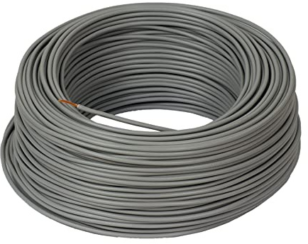 H07V-K Kabel 10 mm² grau 10 Meter ALPTEG