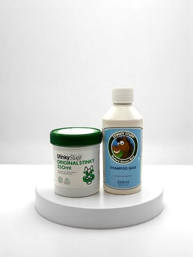 Stinky Stuff Original Horse Fly Spray Pack, 250ml Natural Insect Repellent with Aloe Vera Shampoo Base