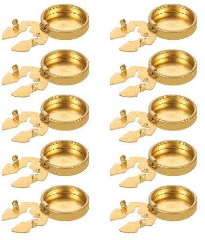 Hemobllo Cubiertas de Botones de Camisa de Latón para Hombre, 10 Piezas Pequeñas de 17,5 Mm, Accesorio Elegante y Resistente para Decoración de Ropa en Ocasiones Formales E Informales