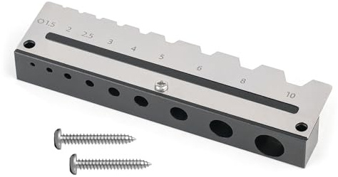 Pannello da parete salvaspazio in metallo per supporto chiave esagonale, mensola per attrezzi compatta con supporto per montaggio a vite