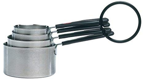 OXO SoftWorks Stainless Steel Measuring Cups, 4-Piece