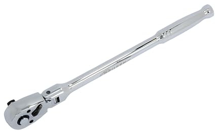 Neilsen CT0811 3/8in DR Flexi-Head Ratchet | Long Handle with Locking Swivel Head