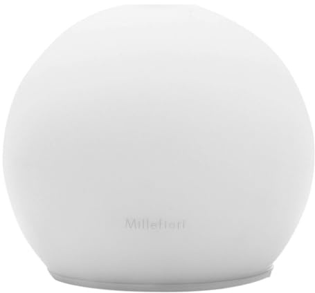 Millefiori Milano – Hydro Diffusore a Ultrasuoni Sfera in Vetro – Diffusore Ambiente con LED Multicolore e Spegnimento Automatico, Ideale per Casa e Ufficio