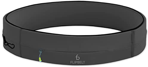 FlipBelt Zipper - Laufgürtel für Handy & kleines Zubehör - Sport-Bauchtasche für Damen und Herren