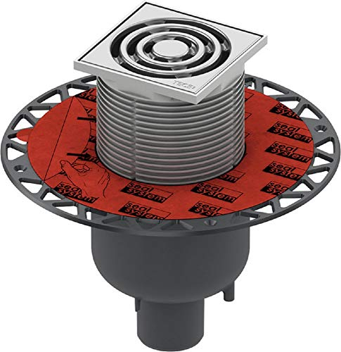 TECEdrainpoint S 130 Ablaufset (senkrecht, mit Seal System Univesalflansch, aus Kunststoff, mit Geruchsverschluss) 3601300