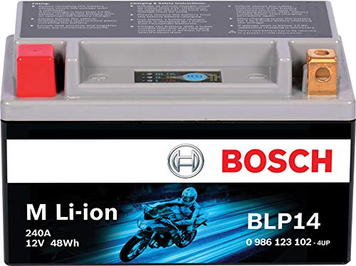 BOSCH BLP14 - Group 14-12V Lithium Battery - Powersport Li-ion Phosphate - 120A for Motorcycles, ATV/UTV, Snow Mobiles, Personal Watercrafts, Scooters and Jet Skis - 5.91″ x 3.43″ x 5.63″