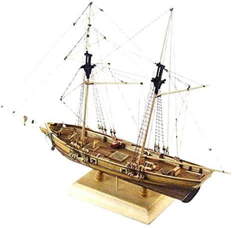 Baoblaze Holzschiff Modell Kits Segelboot Modell Kit Nautische DIY Holz Segelboot Modell Modell für, Montage Dekoration, Thema, Kinder Geschenke