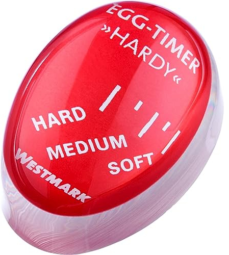 Westmark Temporizador de Huevos Hardy – práctico Temporizador para Huevos Duros, Temporizador para Huevos Duros y Blandos, Ayuda fácil para la dureza Ideal – poliresina