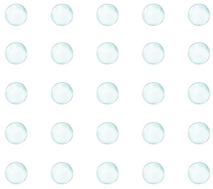 sourcing map 1200pcs Glass Ball Boiling Stones 5mm Soda Lime Glass Beads for Bottle Shaking Mixing, Clear