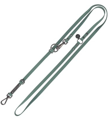 TRIXIE Hundeleine CityStyle Verlängerung S–M 2,00 m/13 mm – Salbei | Rutschfest, wasserabweisend und abwaschbar – für Hunde, pflegeleicht und strapazierfähig, robust verarbeitet