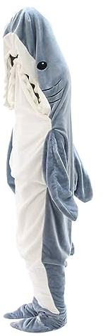 Hai Decke Für Erwachsene Zum Anziehen Hai Decke Schlafsack Shark Schwanz Anzug Super Weich Hai Schlafsack Geschenk Für Erwachsene Snug Rug Kinder Schlafsack Mit Füssen