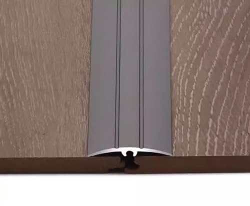 Übergangsprofil Abdeckleisten Verdickte 2,5-mm-Bodenleiste Aus Aluminiumlegierung, Rutschfeste Türschwelle, Türkantenzierleisten, Schlafzimmer Badezimmer Küche (Size : 135cm/53.1 inch)