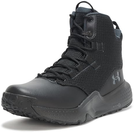 Under Armour Men's Micro G Stellar Mid, (001) Black/Black/Anthracite, 12, US