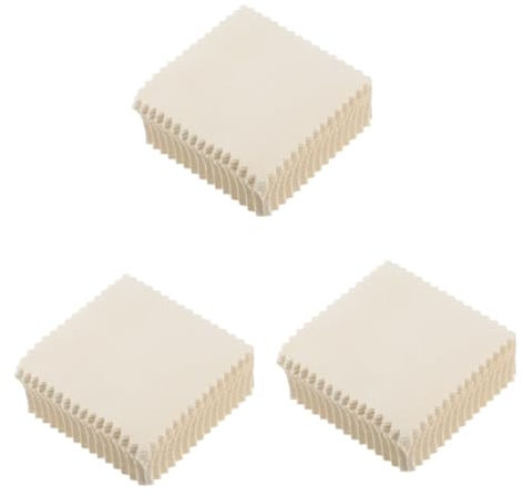 AOKWAWALIY 3 Juegos Paño De Limpieza De Plata Paños De Limpieza para Pulir Paño para Pulir Joyas Joyería Paño Limpio Limpieza De Joyas Limpiador Paño De Platino Trapo De Joyería 50 Uds * 3
