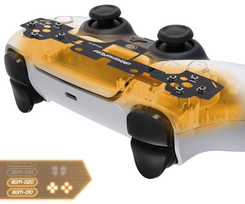 eXtremeRate Face Clicky Kit für ps5 Controller BDM-010 & BDM-020, Custom Taktile D-Pad & Aktion Tasten FPC Flexkabel, Upgrade Mausklick Mod Kit für ps5 Controller BDM010/020 Modell