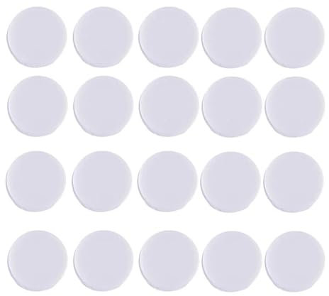 Hochets Jouet,Boîtes à Hochets à Coudre,Boîte à Hochet en Plastique,Boîte à Hochet Poupée,Squeaker Plastique Grelot,Accessoires pour Jouets,Fabricant de Bruit 20 Pcs 22mm Blanc Tokaneit