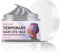 EONFAVE Tinte temporal para el cabello, color gris, cera de color gris, fácil de lavar y segura, coloración instantánea para mujeres y hombres, cera para fiestas de Halloween (gris)