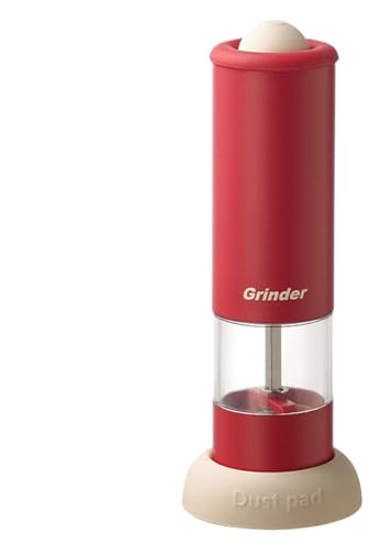 Macinapepe elettrico – Set di macinini elettrici per sale e pepe, portatile, automatico, con grana regolabile, multifunzione, ricaricabile, accessorio da cucina per la casa