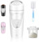 Protein Shaker Bottle, USB Rechargeable Electric Protein Shaker Bottle, 700ml Portable Mixer Cup, Waterproof Shaker Cups for Protein Shakes and Meal Replacement Shakess with Brush for Gym Sport