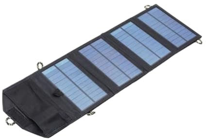 HEMOTON Chargeur Solaire Pliable Panneau Solaire Portable Chargeur Urgence Pour Extérieur