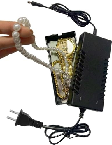 Generisch Geldversteck Behälter,Reise Schmuck Organizer - Aufbewahrungsbox Im Ladegerät-Design – Multifunktional Für Wertsachen, Bargeld, Schmuck & Reisegepäck