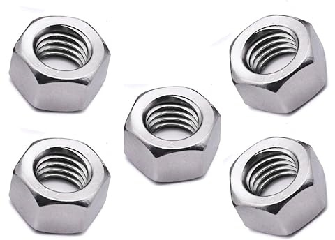 M6 (6mm) Hex Full Nut - A2 Stainless Steel (Pack of 20)