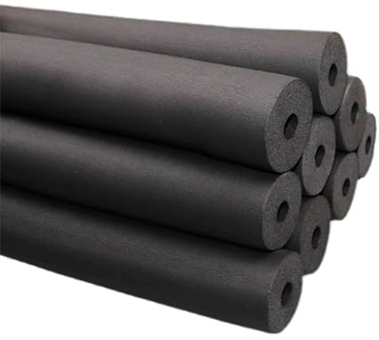 Generisch Hitzebeständige Schaumstoffschlauch, Kautschuk Rohrisolierung für DIY-Industrie-Solar-Wassererhitzer, Flexibilit Schaumstoff Rohrschale 1.7/1.9m((ID) 32mm x (TK) 20mm x (L) 1.9m)