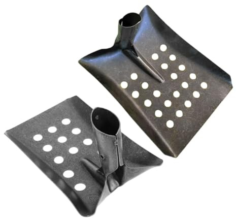 ifundom 2pièces Pelle à Tamiser Métal pour Élimination De Boue Et Débris Les Égouts Outil De Nettoyage Multi-usages avec Conception Multi-orifices pour Canalisations