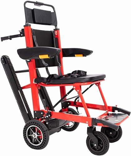 Eleva La Silla De Escalera Motorizada para Ancianos, Silla De Ruedas Plegable Liviana para Subir Escaleras con Riel Extendido De 82 Cm