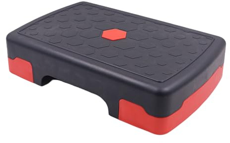 Aerobic Steppbrett - Workout Stepper | Aerobic Fitness - Steppbrett | Stepper höhenverstellbar und rutschfest für Aerobiic, Gymnastik und Fitness rutschfeste Stufen für Körperformung