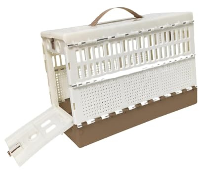 kowaku Pigeon Cage Transport Box Pigeon Travel Carrier Side Door for Travel Trip Competition, 12.60inchx8.66inchx5.91inch
