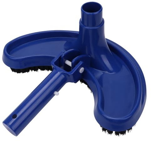 BCOATH Cabezal de Succión para Limpieza de Piscinas Diseño Curvo y Plástico Resistente Accesorio Práctico para Succión Piscinas Interiores y Exteriores para Mantenimiento de Suelos y