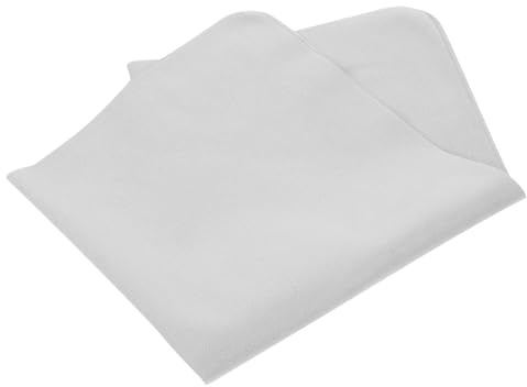 BUGUUYO 3 pièces Chiffons Microfibre pour Lunettes Gris Lingettes Nettoyantes Réutilisables et Absorbantes pour Lentilles Écrans et Verres Nettoyage sans Trace