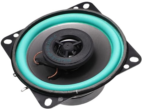 VALICLUD Altoparlante per Auto 4 Ohm 4 Pollici 100w a Gamma Completa, Altoparlanti per Porte Auto Resistenti All’umidità in Ferro e Pp, Impianto Audio Stereo Full-range per Uso