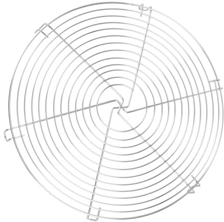 Artibetter Rejilla para Enfriar Pasteles y Pizza de 30 CM, Acero Inoxidable Diseño de Malla Circular, Soporte para Hornear y Enfriar en Repostería Doméstica