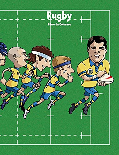 Rugby Libro da Colorare 1: Volume 1