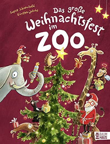 Das große Weihnachtsfest im Zoo: Ein lustiges Bilderbuch mit Ignaz Pfefferminz Igel aus Der große Zahnputztag im Zoo (Zoo-Reihe, Band 5)