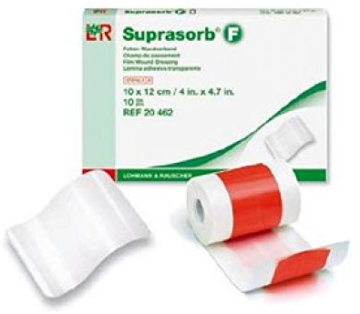 SUPRASORB F Folien Wundverb.10x12cm 20462, 10 St