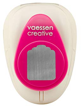 Vaessen Creative Perforadora de Papel, Etiqueta Tag, Talla M, Para Proyectos DIY, Scrapbooking, Creación de Tarjetas y Más