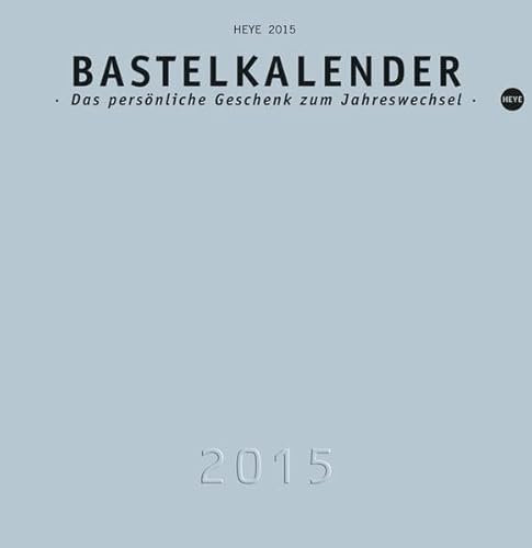 Bastelkalender, silber mittel 2015