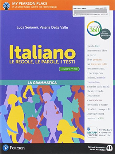 Italiano. Le regole, le parole, i testi. Italiano. Ediz. verde. Per la Scuola media. Con e-book. Con espansione online