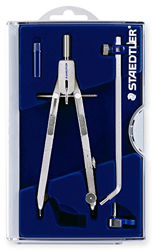 STAEDTLER 555 03 ST Kompass, En Storlek, Silver