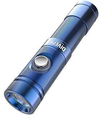 Divepro S10 1000 LM Compact Backup Tauchlampe Unterwasserlicht blau