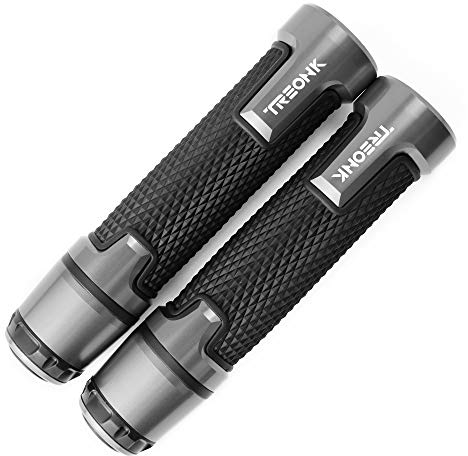 TREONK Universal Motorrad Lenkergriffe Griff 22mm Gummi Griffe Für MT 09,MT07 MT 07,Xmax,TMAX,Tracer 900,R 1200 GS,Duke 390/690/SMC/790,SV 650,GSX S 750,CB 500 F/650 R,Africa Twin,F 750 GS/850 GS