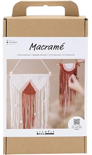 CREATIV COMPANY Gör-det-själv-kit – makramé, väggdekoration, 1 set (977556)