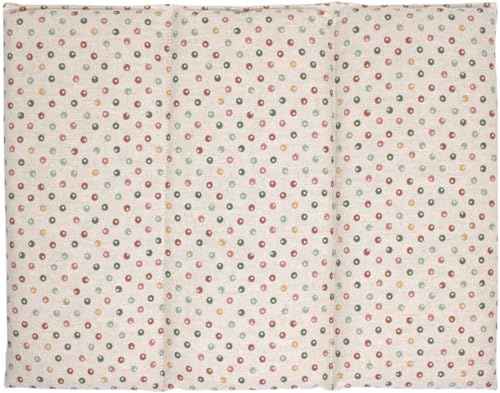 Saco térmico para la espalda o el vientre 40x30 cm (algodón orgánico de lunares) - Almohadas térmicas de calor con semillas - Semillas de colza (Calor/Frio)