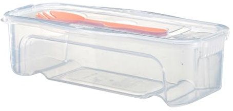 Qumiuu Cuocipasta per Microonde con Colino, Vaporiera per Pasta Resistente al Calore con Coperchio Scatola per Cottura Spaghetti E Spaghetti da Cucina