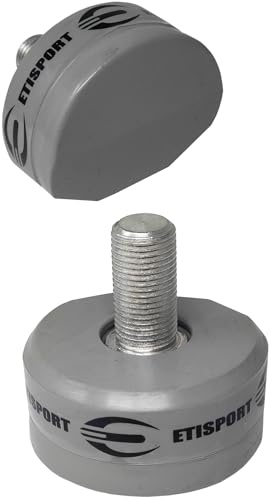ETISPORT Par de Frenos Profesionales de Hockey Patines Fabricados en Caucho de Alta Resistencia. Ligeros Paso de Rosca estándar 16x1,25 mm