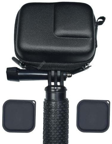 ULBTER Mini custodia per Insta360 ACE Pro + Copriobiettivo per Insta 360 Ace Pro [1+2 pezzi], accessorio portatile per il trasporto, Nero